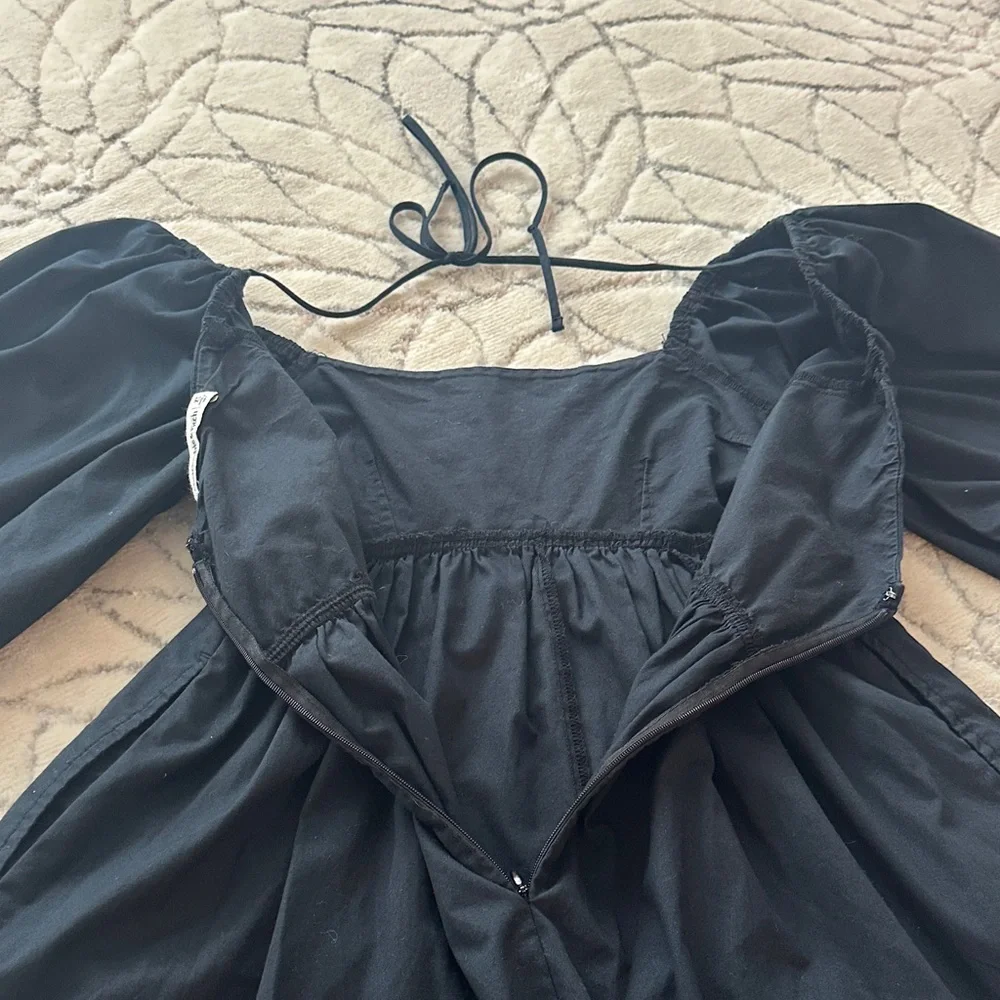 Abercrombie & Fitch Black Puff Sleeve Romper - Picture 11 of 12